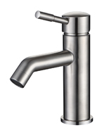 Bathroom taps, stainless steel